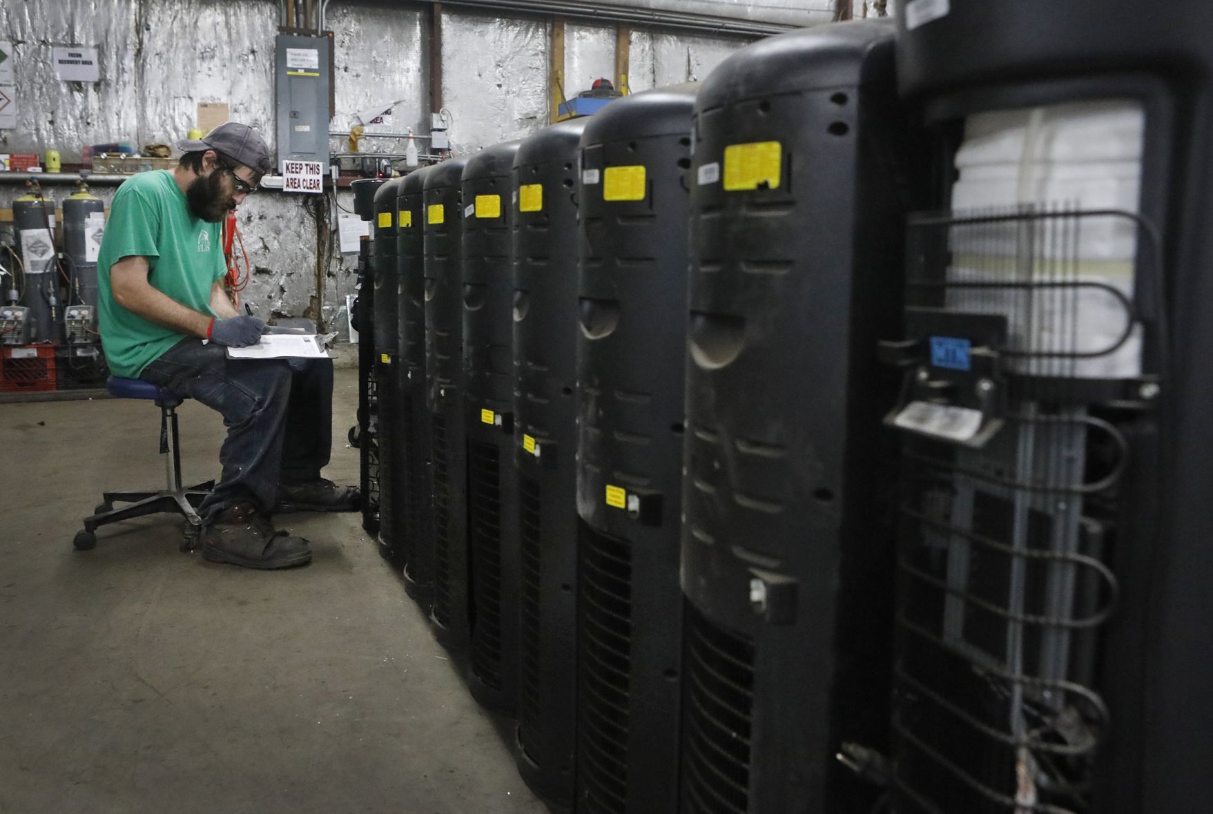 Midwest Recycling Center de-manufactures almost anything electronic